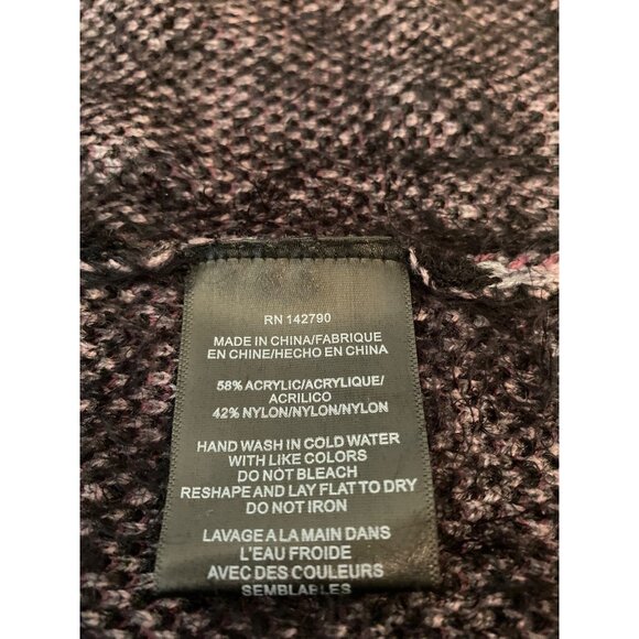 Vertigo Hooded Cardigan Sweater Floral & Geometric Pattern Small - Picture 4 of 8